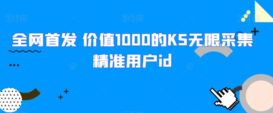 全网首发 价值1000的KS无限采集精准用户id风心学社-网赚项目-副业赚钱-互联网创业-资源整合风心学社